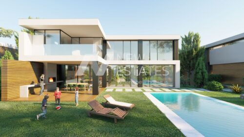 Райски комплекс от модерни къщи близо до Англо-американското училище