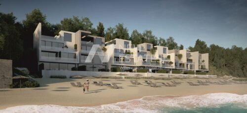 Затворен комплекс от къщи на крачка от безкрайното синьо море